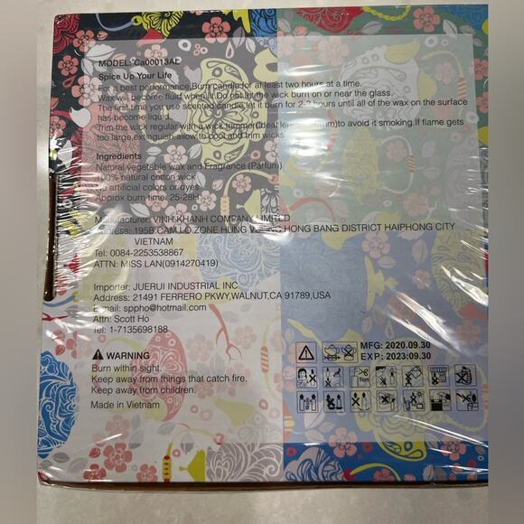 NWT Packaged ENJOY YOUR LIFE SOY CANDLE SET 100% soy wax - Picture 2 of 5